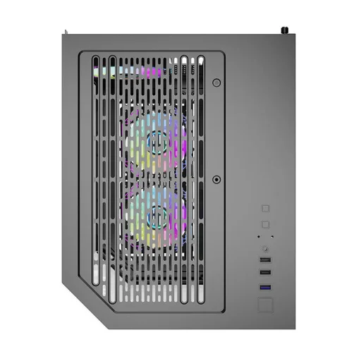 Darkflash Számítógépház FT350 + 5 aRGB ventilátor (fekete) - 5