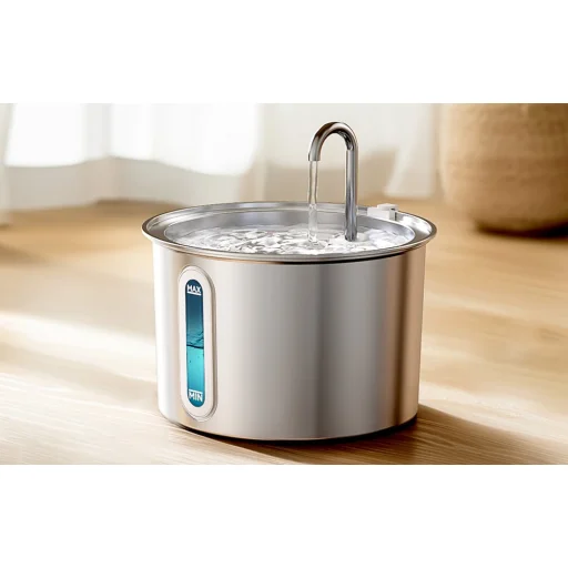 Oneisall rozsdamentes acél szökőkút / itató kutyáknak és macskáknak - 4