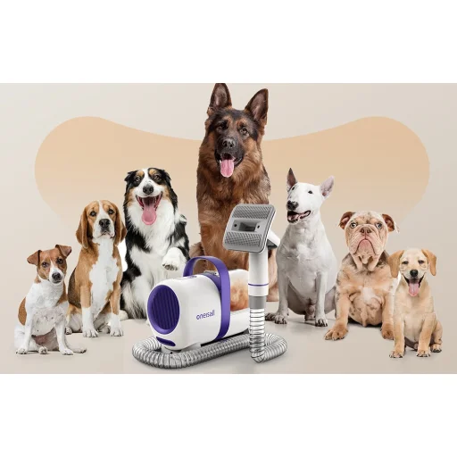Állatápoló porszívó készlet Oneisall LM5 - 6