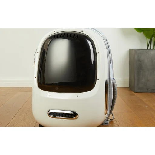 PetKit Breezy 2 Kisállat Utazó Hátizsák (Krém Fehér) - 3