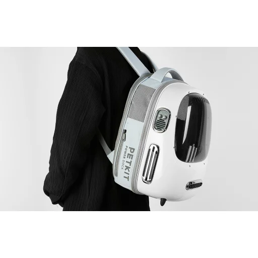 PetKit Breezy 2 Kisállat Utazó Hátizsák (Krém Fehér) - 4