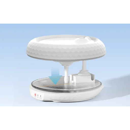 Háziállatok számára készült vízszökőkút Petsuper PW01 1,8L (fehér) - 3