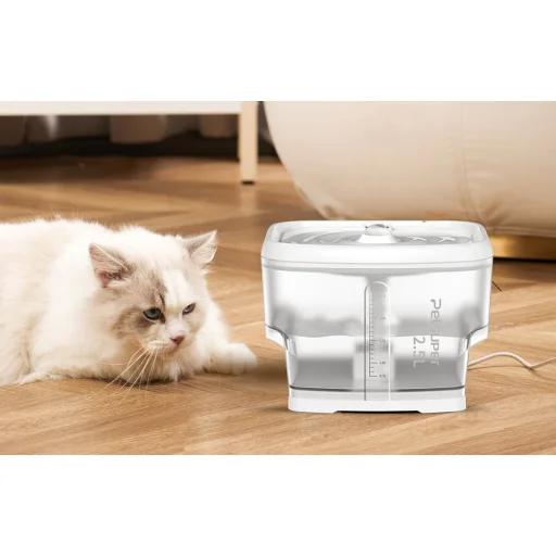 Petsuper PW03 2,5L okos kisállat itató (fehér) - 3