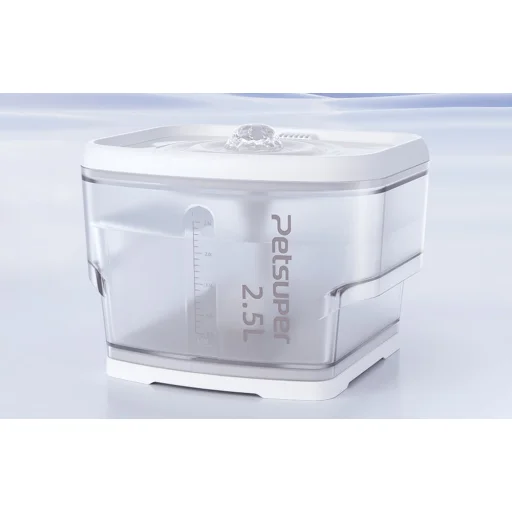 Petsuper PW03 2,5L okos kisállat itató (fehér) - 5