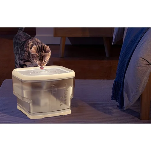 Petsuper PW03 2,5L okos kisállat itató (fehér) - 6