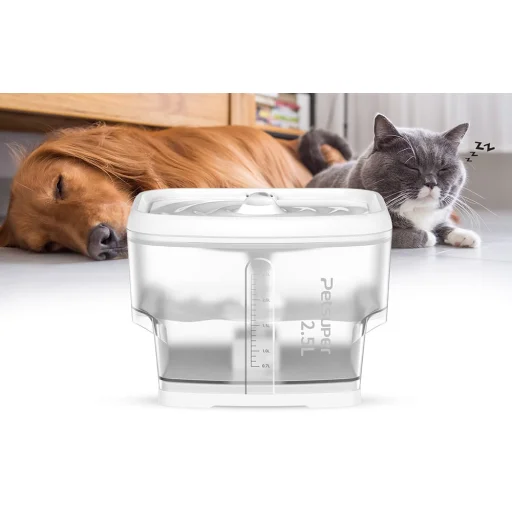 Petsuper PW03 2,5L okos kisállat itató (fehér) - 8