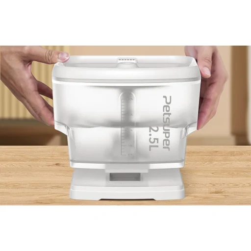 Petsuper PW03 2,5L okos kisállat itató (fehér) - 4