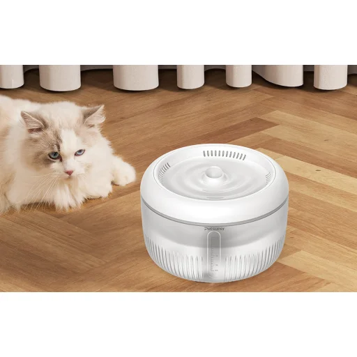 Petsuper PW02 2,5L okos állat ivókút (fehér), - 3