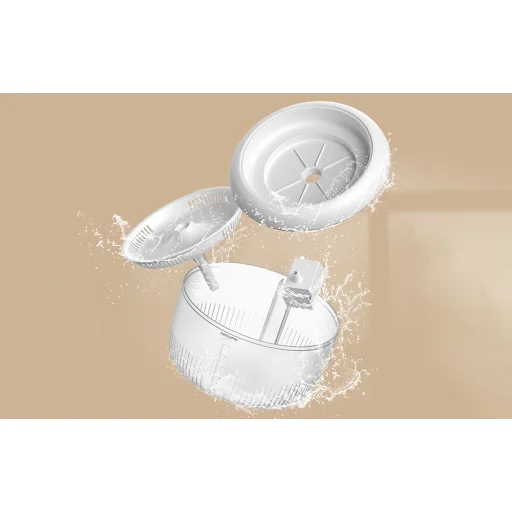 Petsuper PW02 2,5L okos állat ivókút (fehér), - 6