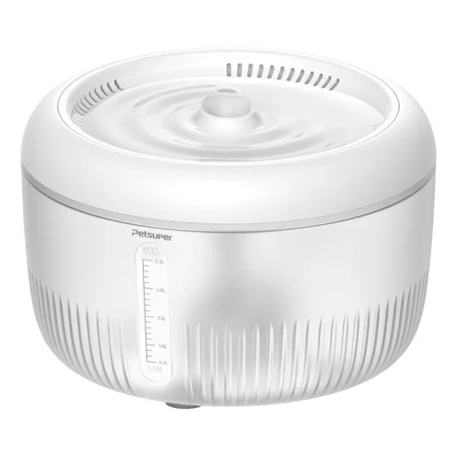 Petsuper PW02 2,5L okos állat ivókút (fehér), - 1