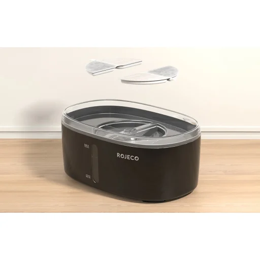 Rojeco 2,5L vízszökőkút háziállatoknak (fekete) - 4