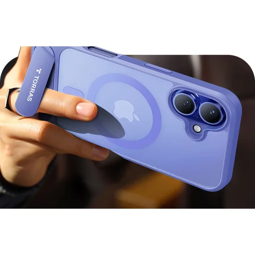 Torras Pstand sorozatú tok iPhone 16-hoz (kék) tok - 7