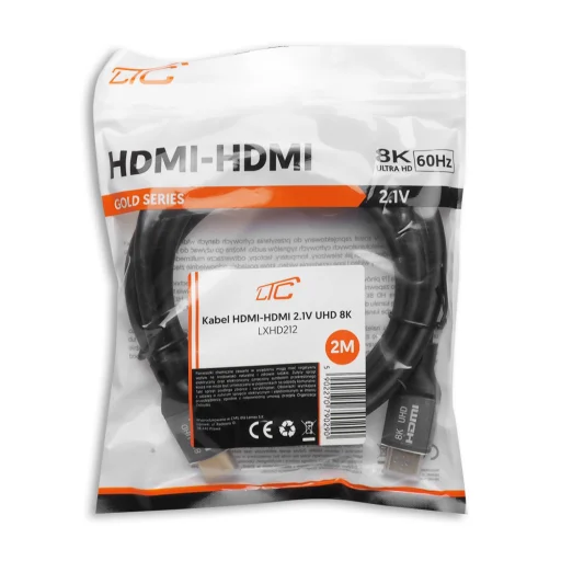 HDMI-HDMI kábel (v2.1 | 8K | 2 m) fekete - 2