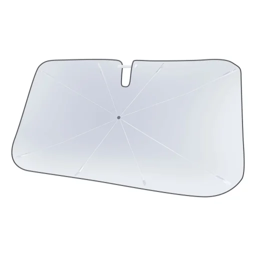 Baseus CoolRide két rétegű napellenző, méret S - fekete, - 4