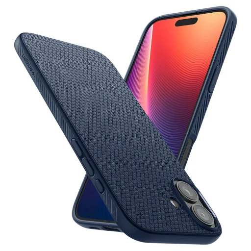  iPhone 16 Plus Kék Spigen Liquid Air tok - 9
