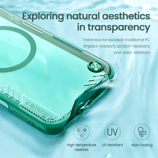 Nillkin Iceblade Prop Mágneses tok Apple iPhone 16 Pro-hoz Fekete - 3