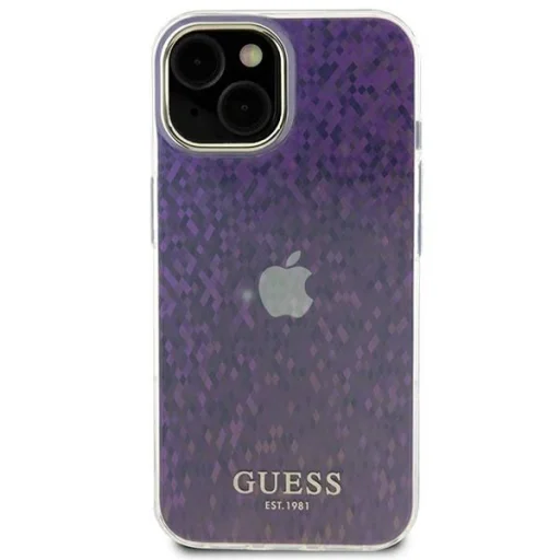 Guess GUHCP15SHDECMP iPhone 15 6.1" rózsaszín fliptok - 3