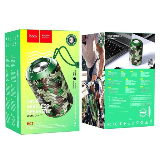 HOCO vezeték nélküli hangszóró HC1 terepszínű zöld - 2