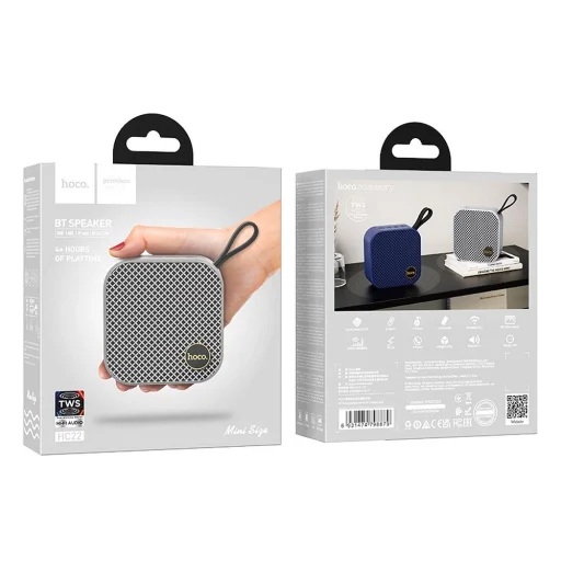 HOCO vezeték nélküli bluetooth hangszóró HC22 szürke - 4