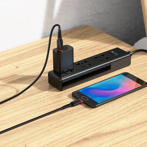 HOCO kábel USB A - Micro USB 2,4A X59 3 m fekete - 4