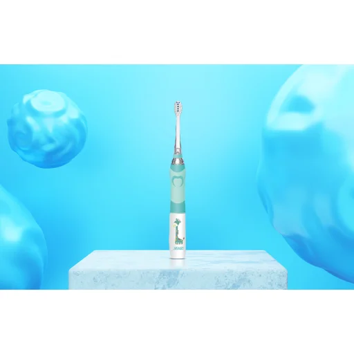 Szónikus gyerek fogkefe Seago SG-977 (zöld) - 2