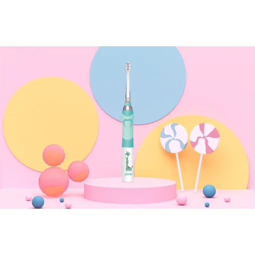 Szónikus gyerek fogkefe Seago SG-977 (zöld) - 4