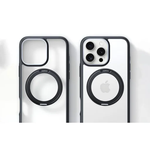 Torras Ostand R Fusion tok iPhone 16 Pro (fekete) tok - 6