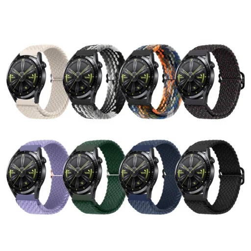 HOCO ultra vékony nylon óraszíj 22 mm WH03 fenyőzöld - 2