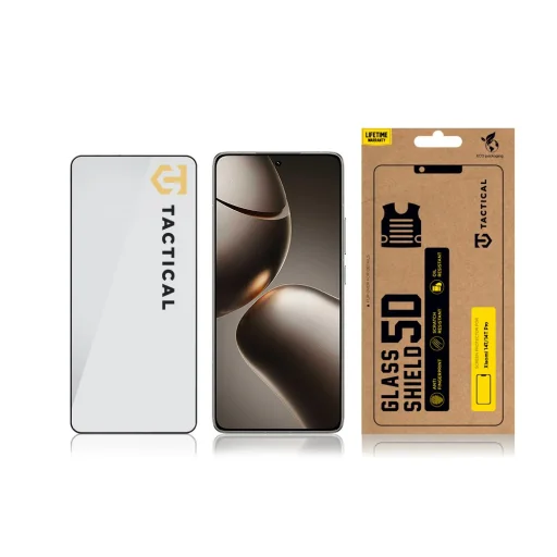 Tactical Üveg Védelem 5D Xiaomi 14T/14T Pro Fekete üvegfólia - 3