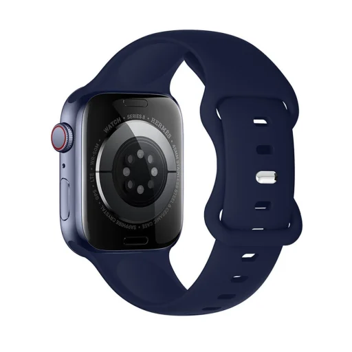 HOCO szilikon szíj Apple Watch 42/44/45/49 mm-re WA15 sötétkék - 1