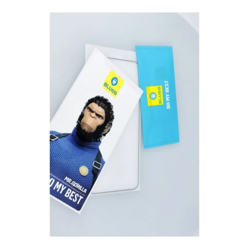 5D Mr. Monkey Glass - Samsung Galaxy A35 / A55 fekete (Erős Lite) üvegfólia - 2