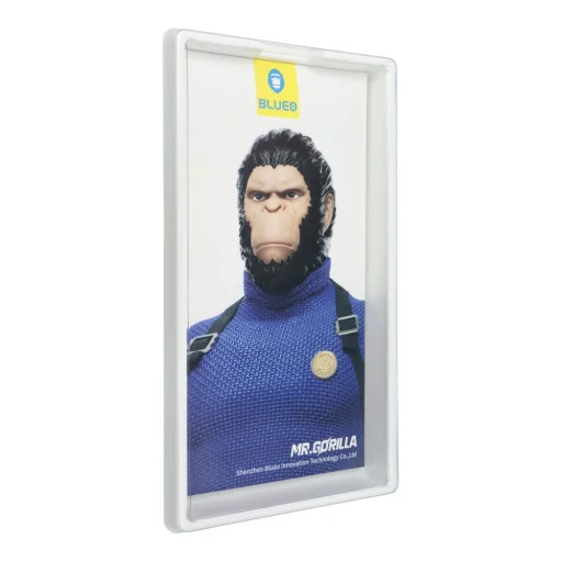 5D Mr. Monkey Glass - Samsung Galaxy A35 / A55 fekete (Erős Lite) üvegfólia - 4