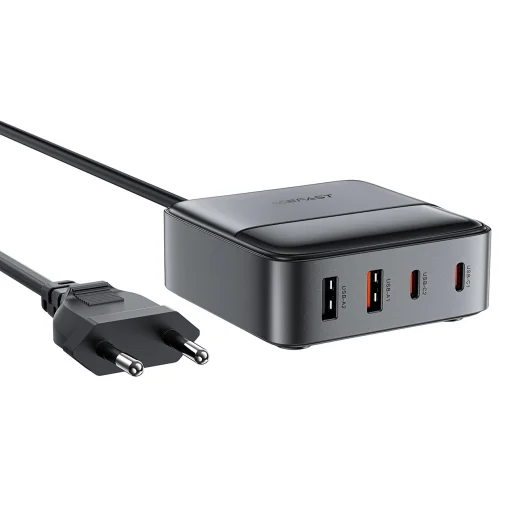Acefast Z6 hálózati töltő GaN asztali 2x USB-A / 2x USB-C PD 65W - Fekete - 1
