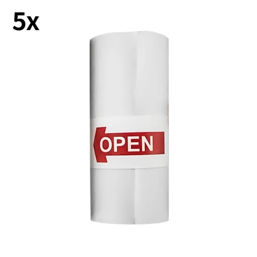 HURC10N5 tekercsek hőnyomtatóhoz kamerával HURC10 - Fehér (5 db), - 1