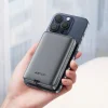 Powerbank Acefast M10 mágneses 2x USB-C PD 30W és 15W induktív töltés USB-C kábellel - Fekete thumbnail