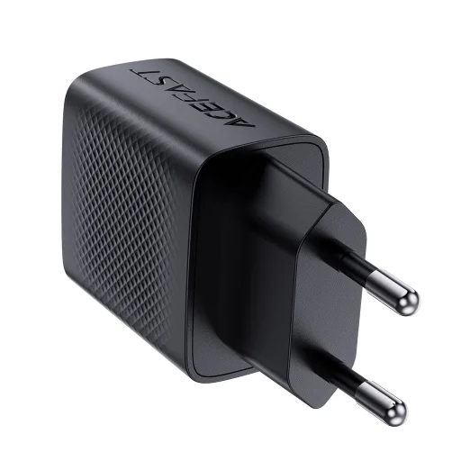 Acefast A78 hálózati GaN USB-A / USB-C PD 20W - Fekete Töltő - 4