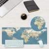 Egér / billentyűzet pad "Világtérkép" 40 x 90 x 2 mm RC-K-1074 kék thumbnail