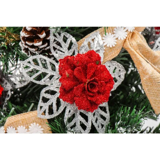 Dekoratív karácsonyfa íróasztalra 60 cm RC-K-429 zöld - 6