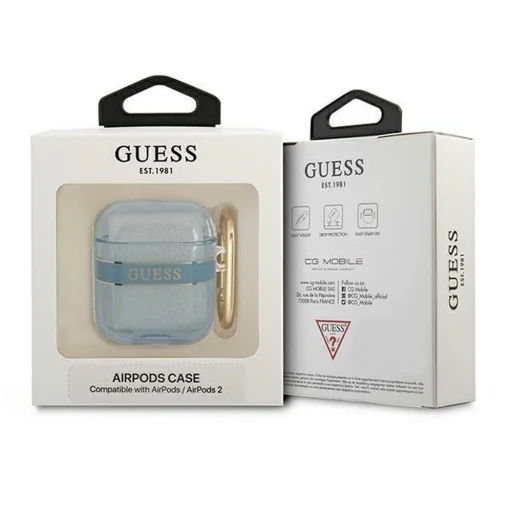 GUESS tok APPLE AirPods 1/2 GUA2HHTSB (Strap Collection) kék - 3