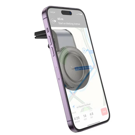 HOCO mágneses autós tartó légbeömlőre H59 fekete - 7