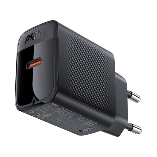 Acefast A82 Hálózati töltő GaN USB-C PD 20W - Fekete - 2