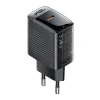 Acefast A102 hálózati GaN USB-C PD 30W töltő - Fekete