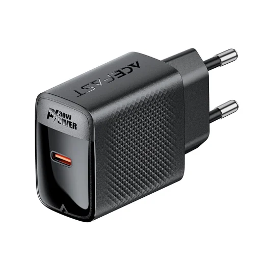 Acefast A102 hálózati GaN USB-C PD 30W töltő - Fekete - 2