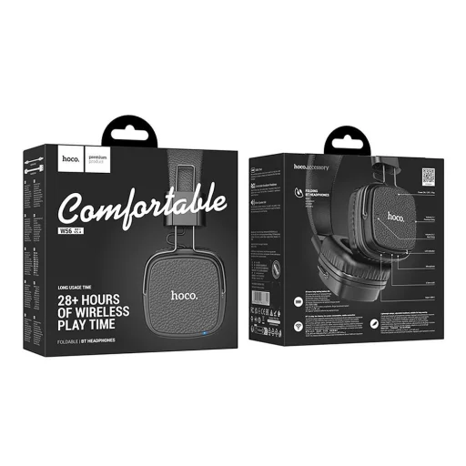 HOCO vezeték nélküli Bluetooth fejhallgató W56 fekete - 2