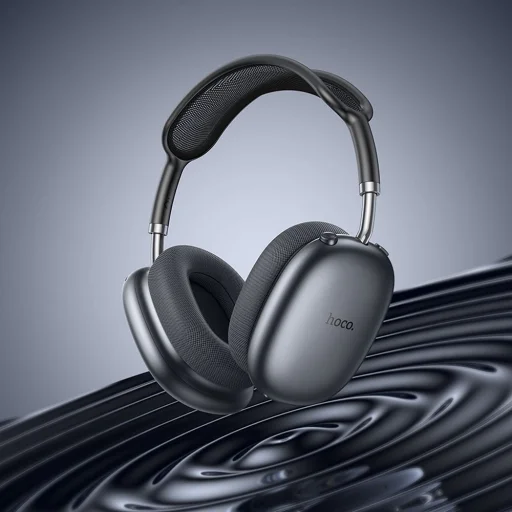 HOCO vezeték nélküli Bluetooth fejhallgatók ANC W55 Plus mélyűri szürke - 5