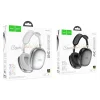 HOCO vezeték nélküli fejhallgató bluetooth ANC W55 Plus ezüst thumbnail