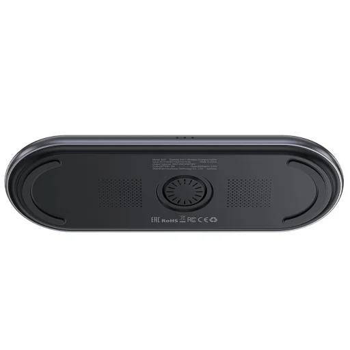 Acefast E19 Qi2 3 az 1-ben Induktív Töltő Okostelefonok/Fülhallgatók/Okosórák számára - Fekete - 3