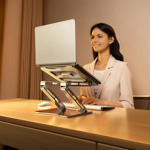 Wozinsky WRS-CPY75DSS alumínium laptop állvány - ezüst - 2