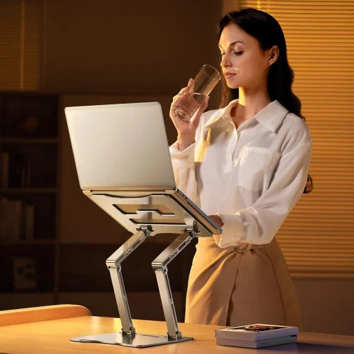 Wozinsky WRS-CPY75DSS alumínium laptop állvány - ezüst - 3