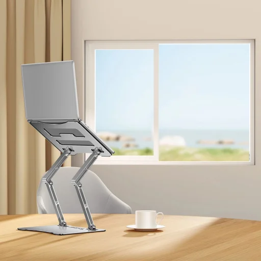 Wozinsky WRS-CPY75DSS alumínium laptop állvány - ezüst - 6